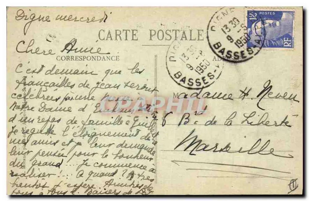 St Gervais-les-Bains — Ponte do Diabo — editor desconhecido, n° 183 - Verso