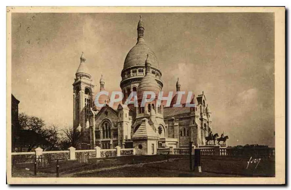 Basilika des Heiligen Herzens — Paris — Éditions d'Art, Paris - Vorderseite
