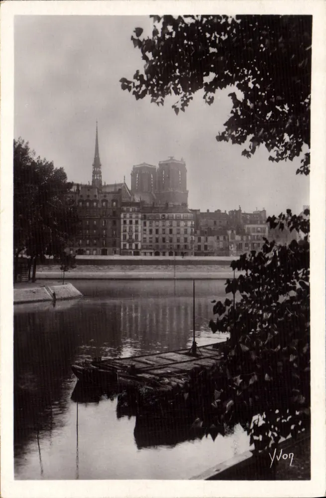 Notre-Dame de Paris — vista da Seine — Yvog - Frente
