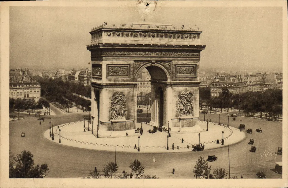 Arc de Triomphe — Panoramablick — Yvan, n°101 - Vorderseite