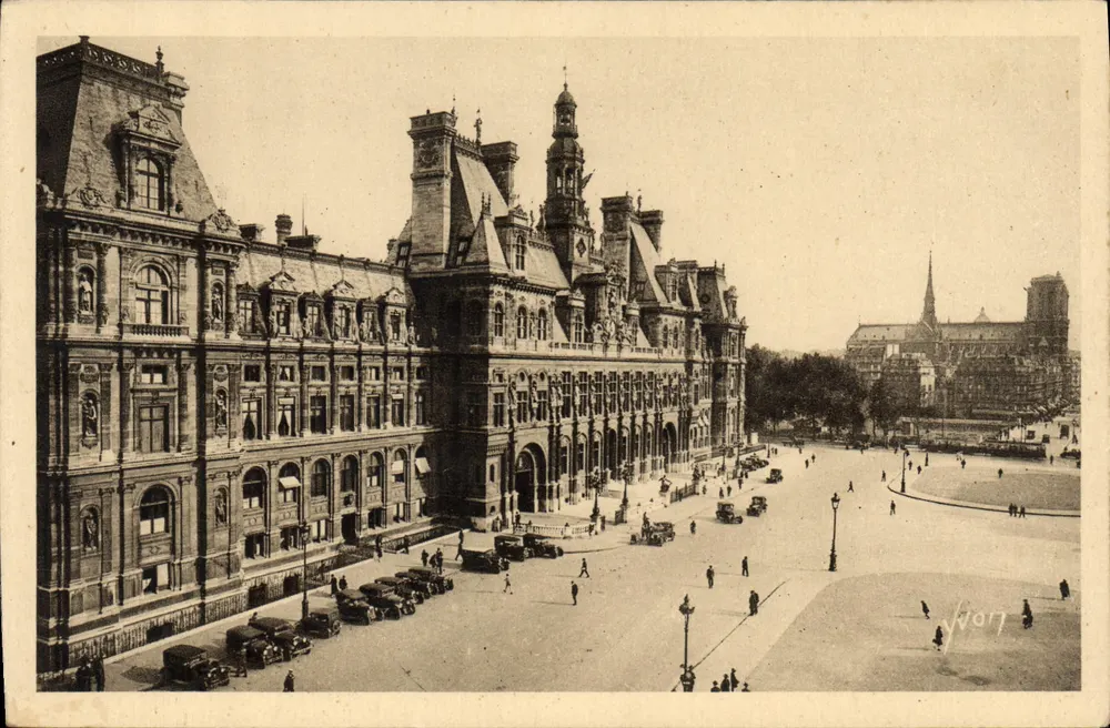 Das Rathaus - Rathaus — Paris — Art Editions YVON - Vorderseite