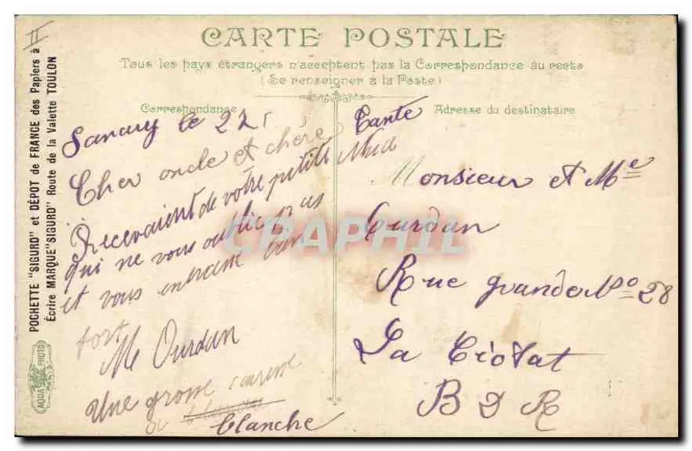Monte-Carlo. Das Casino, Saal — Verlag L.V. ROLLET, Nr. 15 - Rückseite