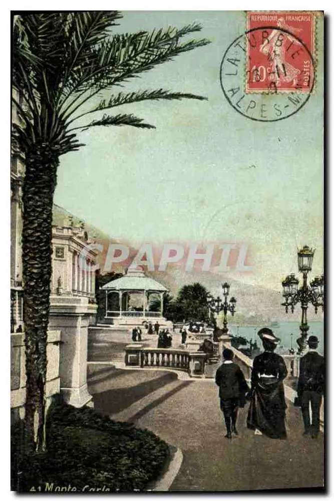 Monte-Carlo — vista da promenade — editor Aqui-Photo & Cie - Frente