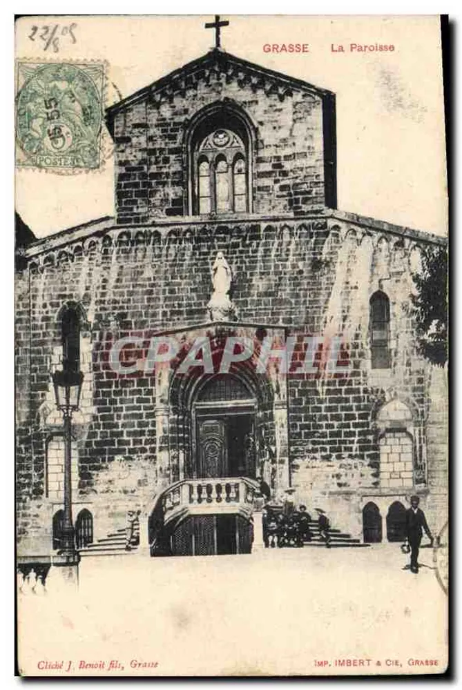 Grasse — Parafia — wydawca J. Benoit fils, Grasse, nr serii 23/08 - Awers
