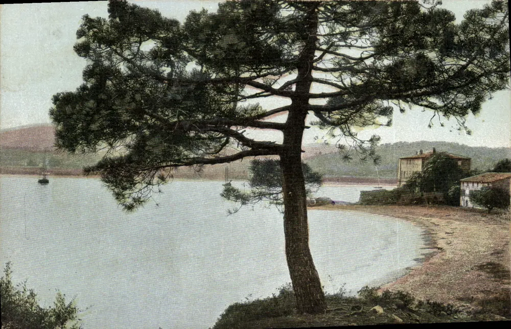 Vista do lago de Sainte-Croix — Editor A. V. & Cie, n°3 - Frente