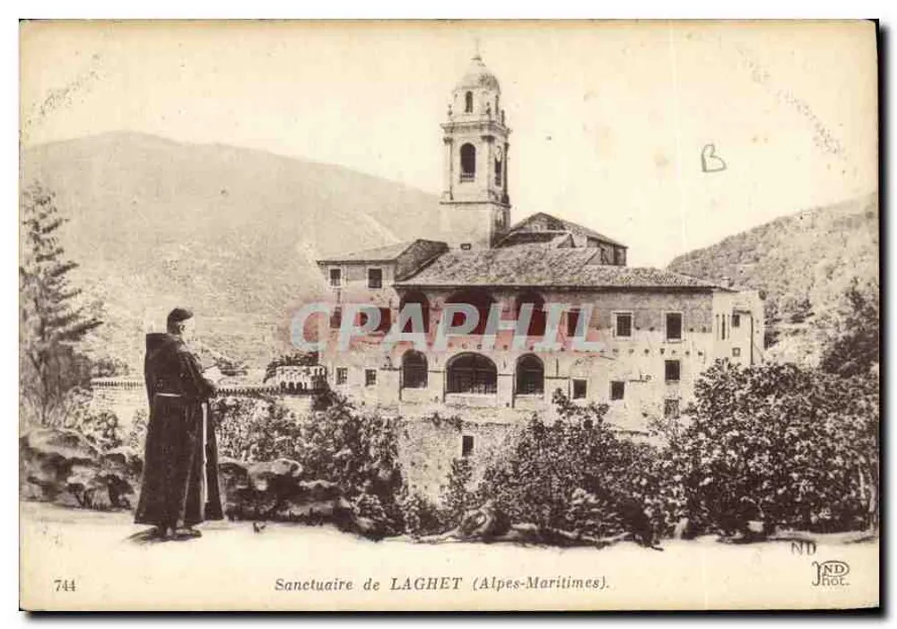 Santuário de LAGHET — Alpes-Maritimes — ND Phot. - Frente