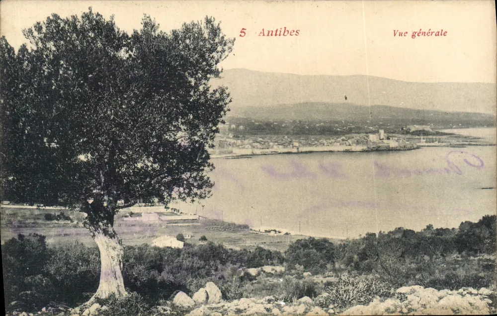 Antibes — Vue générale — éditeur imprimeur non identifié, n° 5 - Frente