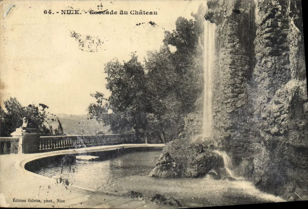 Nice - Cachoeira do Castelo — Edição Gilelta, fot., Nice, n°64 - Frente