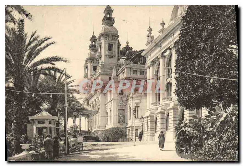 Monte-Carlo — Ansicht des Opernhauses von den Terrassen des Kasinos — Verlag Lemaître & Rostain - Vorderseite