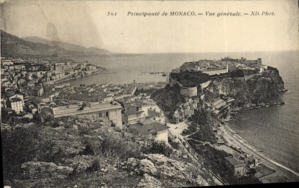 Principado de MONACO — Vista geral — ND. Fot. — n° 501 - Frente