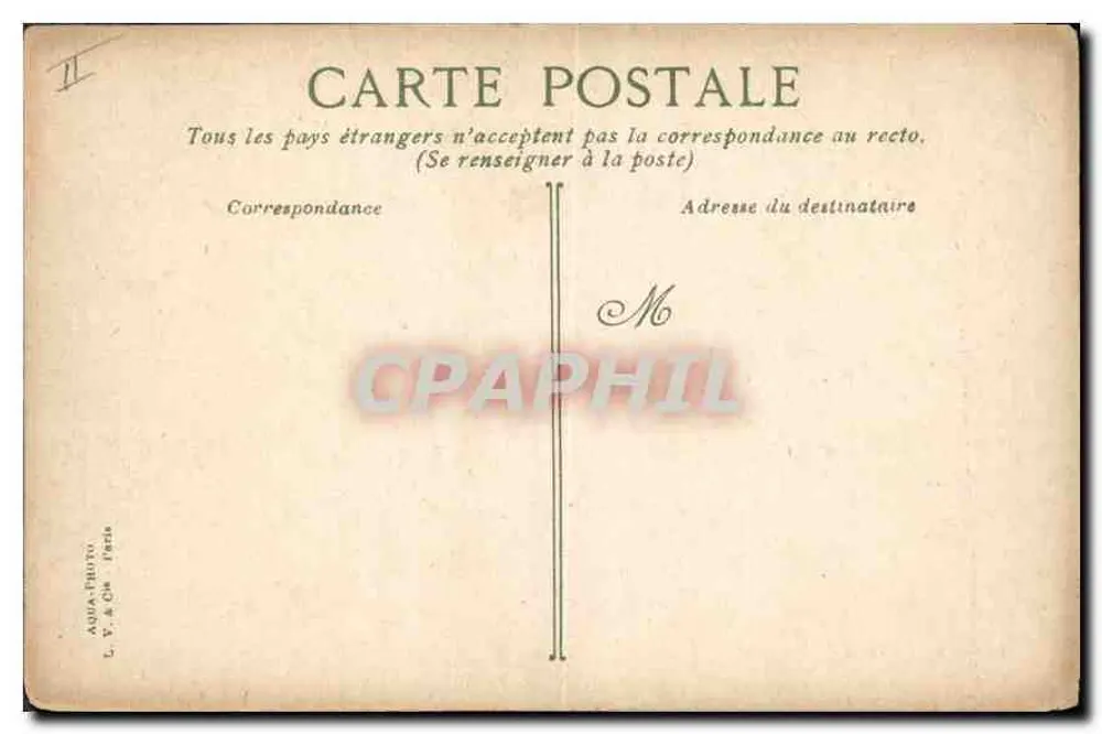 Vista da costa — Editora L. V. & Cie, Paris — N° II - Verso