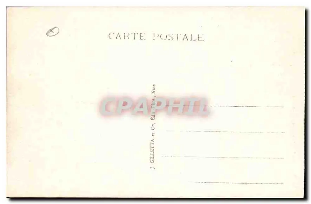 Monte-Carlo - Das Theater und die Terrassen — Edit. Gilletta, n° 772 - Rückseite