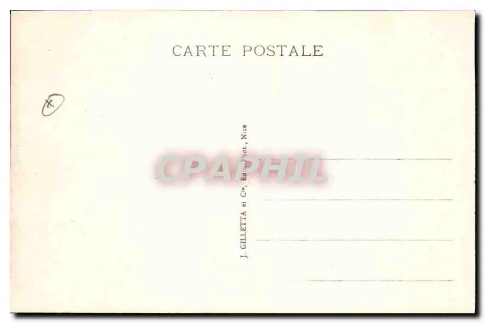 Monte-Carlo — Place du Casino und Café de Paris — J. Gilletta, Nice - Rückseite