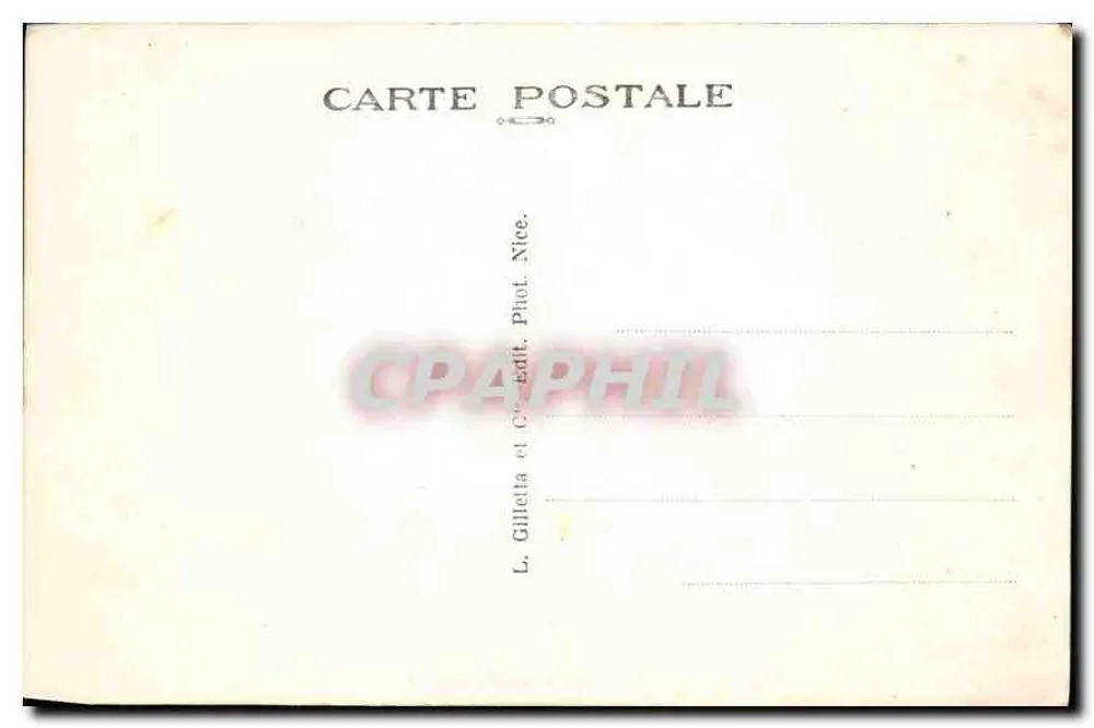 CANNES — Ansicht aus den neuen Gärten — L. Gilletta et Cie, Nice - Rückseite