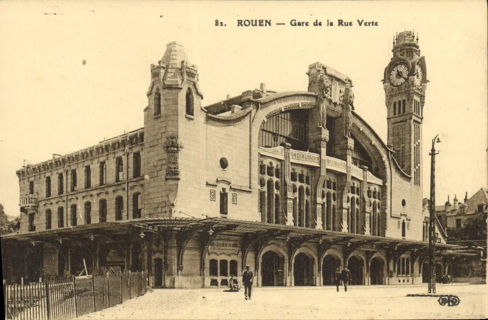 Rouen — Estação da Rue Verte — n° 82 - Frente