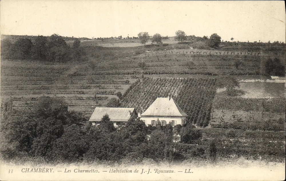 Chambéry — Les Charmettes — Wohnhaus von J.-J. Rousseau — LL. — n°33 - Vorderseite