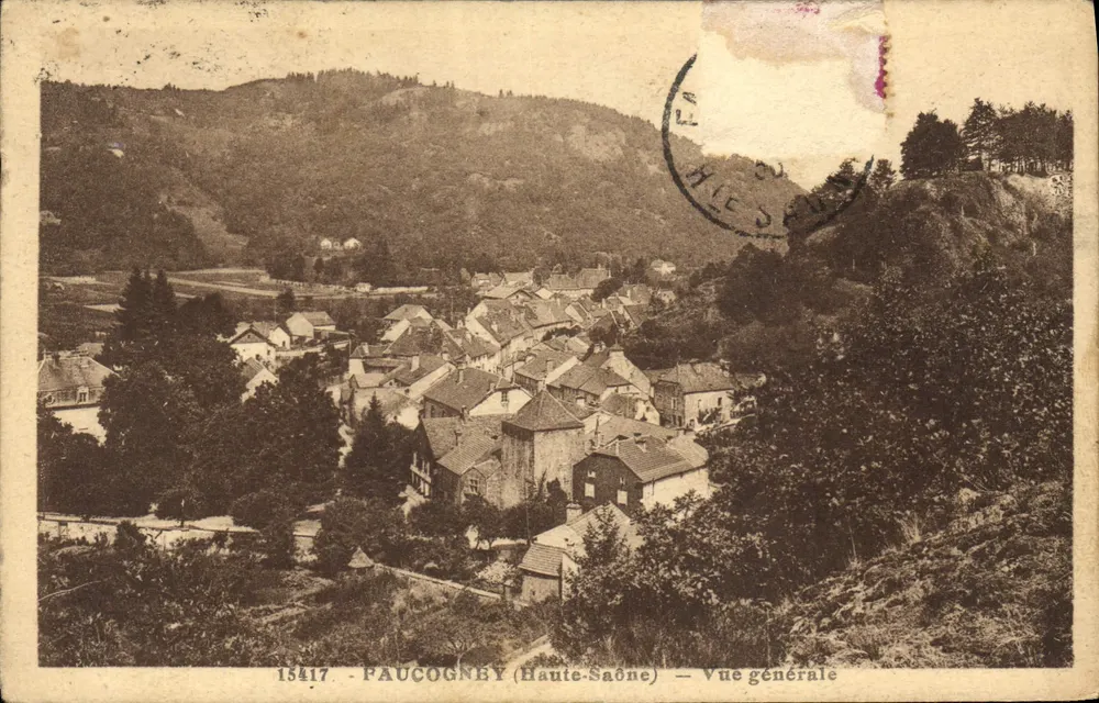 Faucogney (Haute-Saône) — Vista geral — Éd. C. Besançon, n° 15417 - Frente