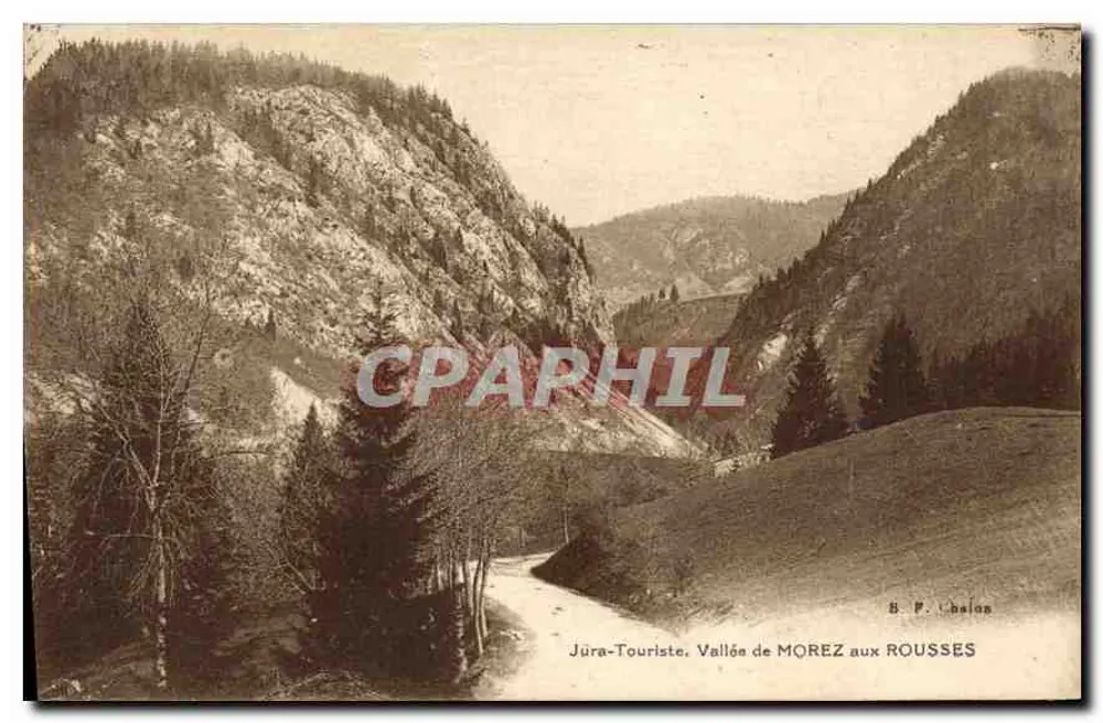 Tal von MOREZ bei den ROUSSSES — Jura-Touriste — B. P. Ibalan - Vorderseite