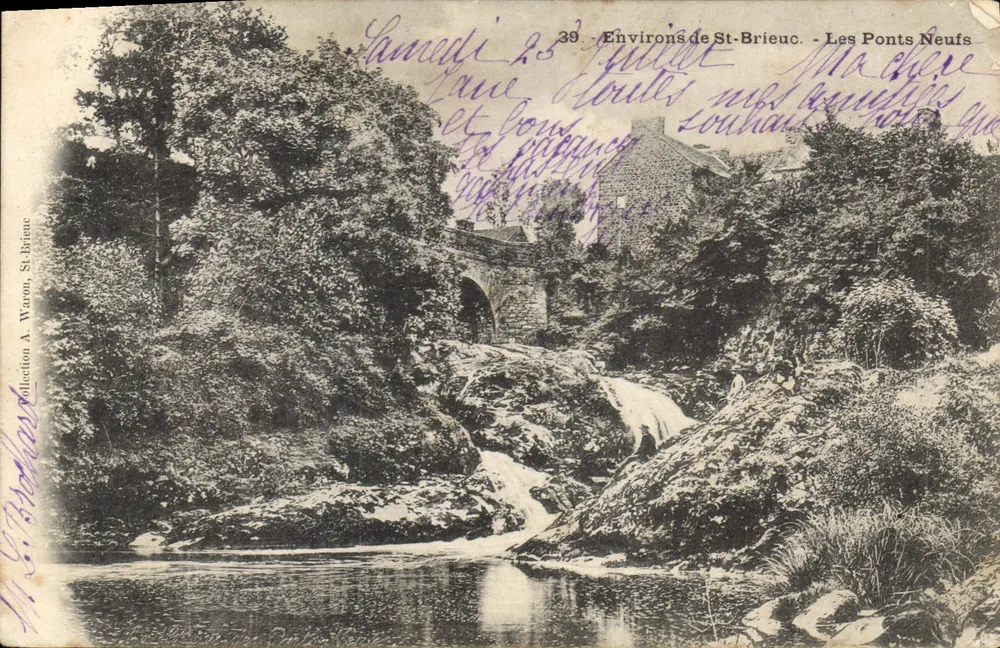Os Pontes Novos — Ao redor de St-Brieuc — Coleção A. Warron - Frente