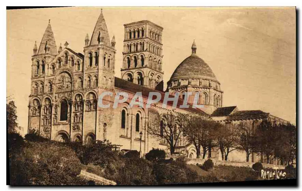 Angoulême — Catedral de São Pedro — Edições Artísticas Raymond Bergevin - Frente