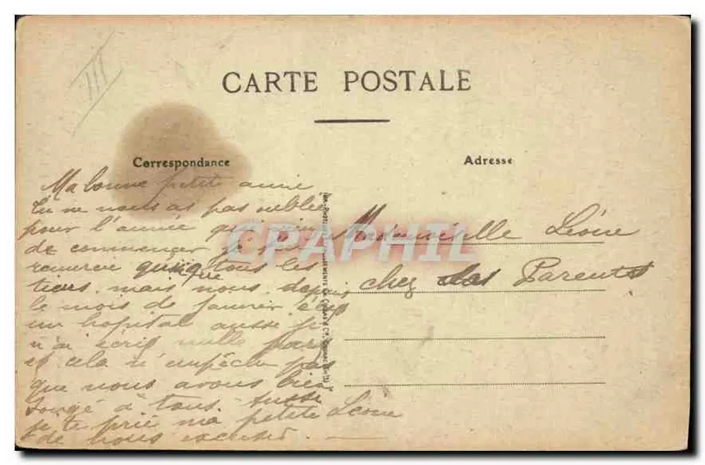 Pescadora de ostras — Ilha de Oléron — Maison Moureu-Courtois, Sucessor - Verso