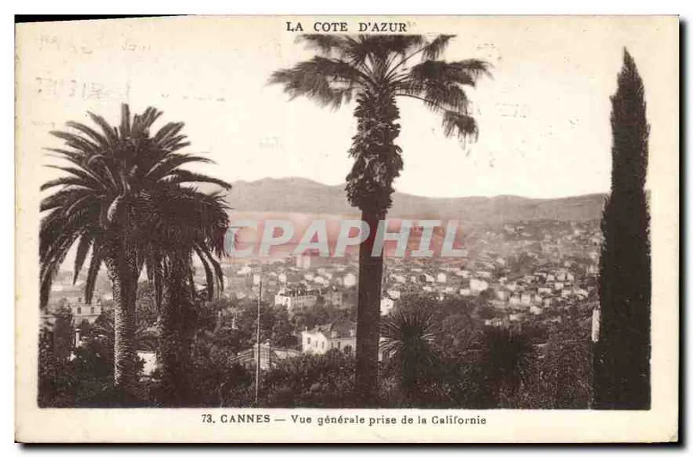 Cannes — Allgemeiner Blick von Kalifornien - Vorderseite