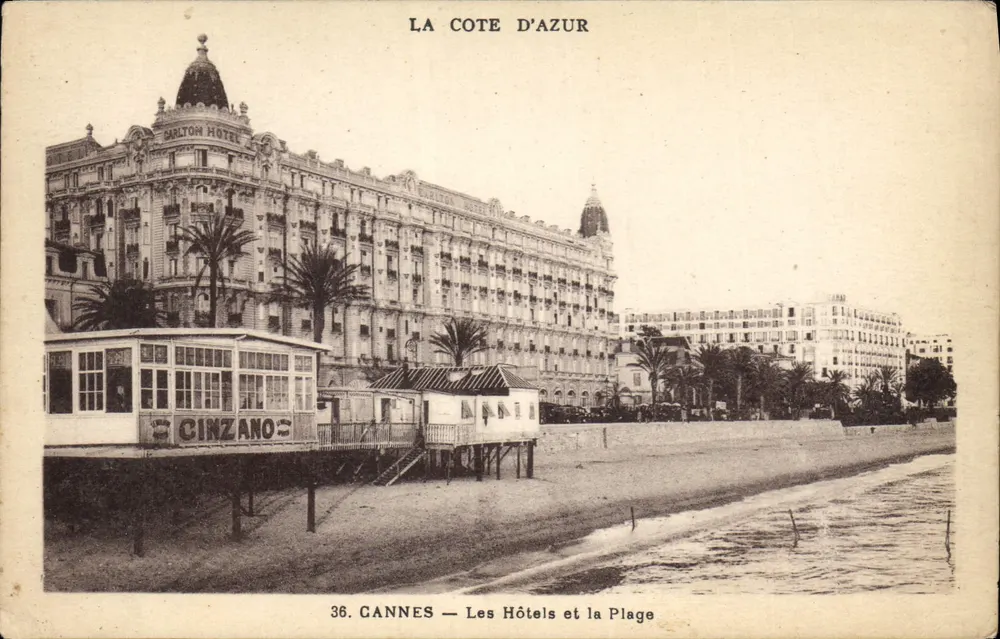 Cannes — Os Hotéis e a Praia — Hotel Salton - Frente