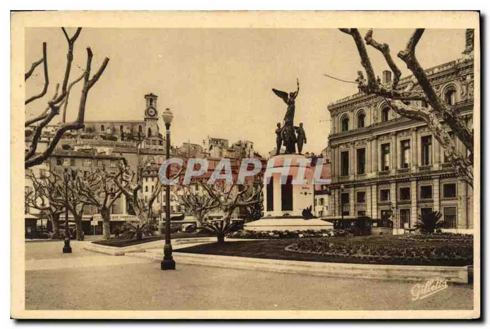 Cannes — Das Rathaus und das Kriegsdenkmal — Gilletta - Vorderseite