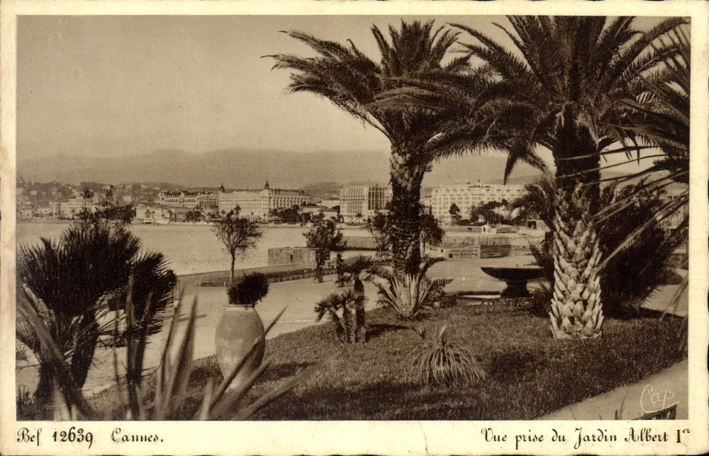 Cannes — Ansicht vom Albert I Garten — Bel 12639 - Vorderseite