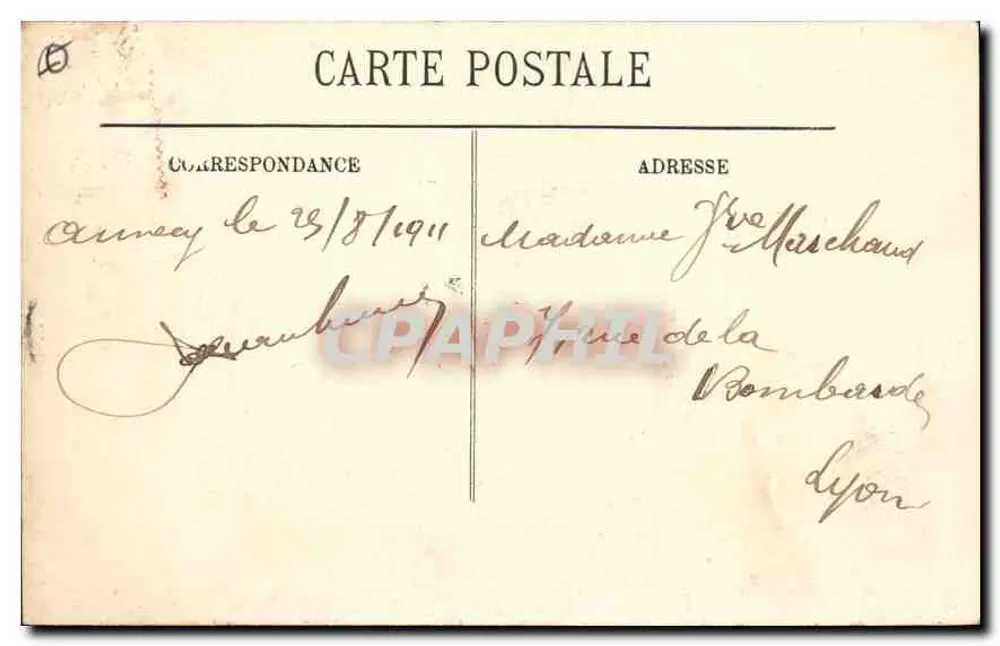 Duingt e Talloires — LL. — n°160 - Verso