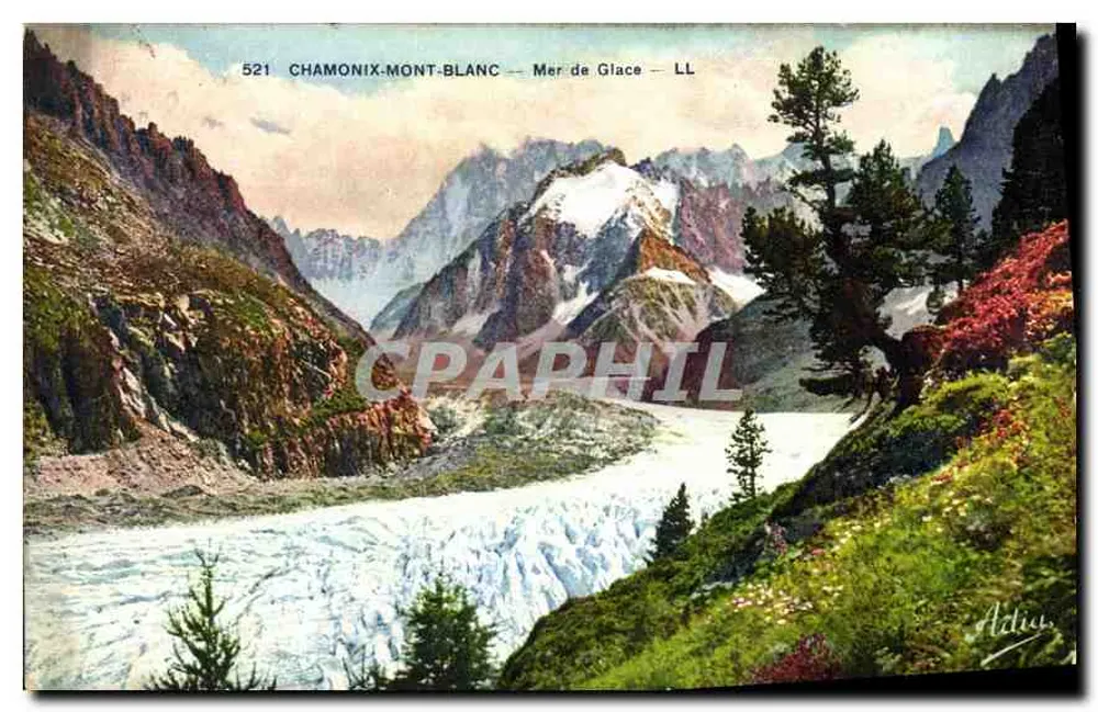 Chamonix-Mont-Blanc — Mer de Glace — LL — 521 - Frente