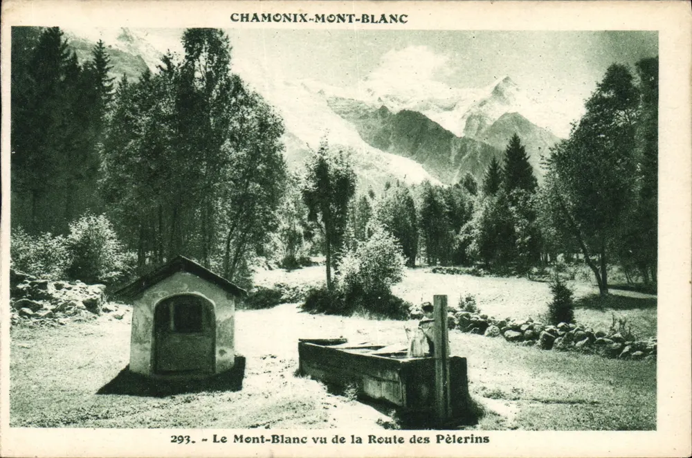 Chamonix-Mont-Blanc — Mont-Blanc aus Sicht der Pilgerstraße — Phot. Gay-Couttet - Vorderseite