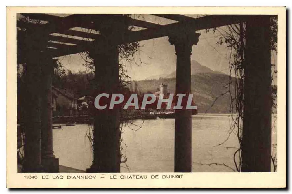 O Lago de Annecy — O Castelo de Duingt — Coleção Les Deux Savoies - Frente