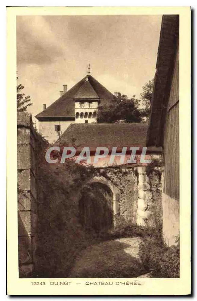 Duingt — Castelo de Hérée — Coleção La Savoie - Frente