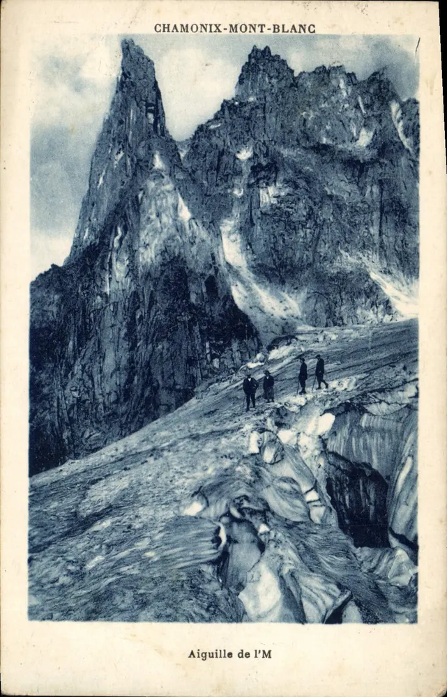 Aiguille de l'M — Chamonix-Mont-Blanc — G. Torraz, fot.-edit. - Frente