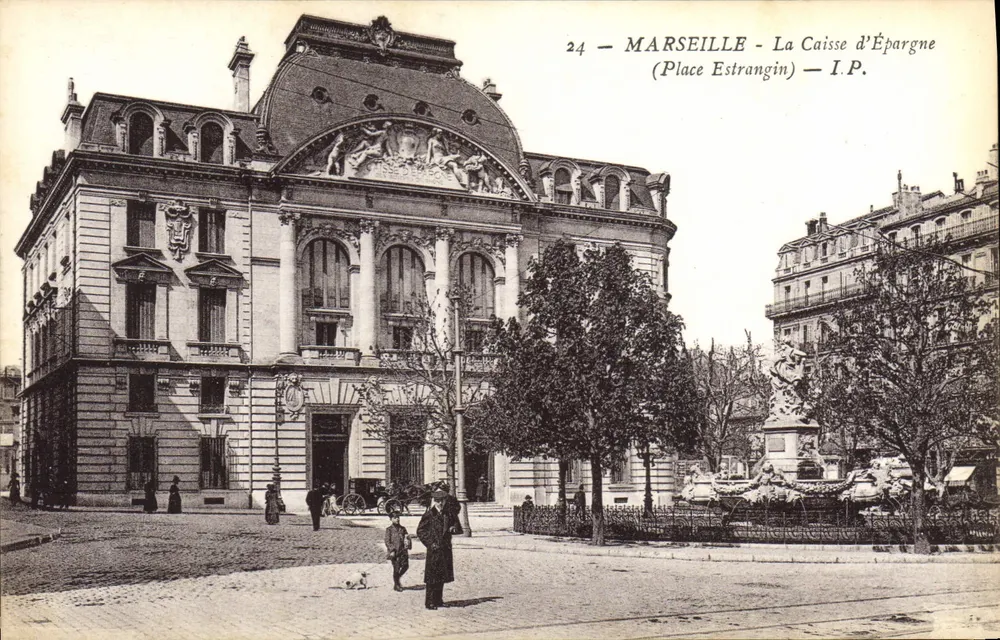 Marseille - Die Sparkasse (Place Estrangin) — I.P. - Vorderseite
