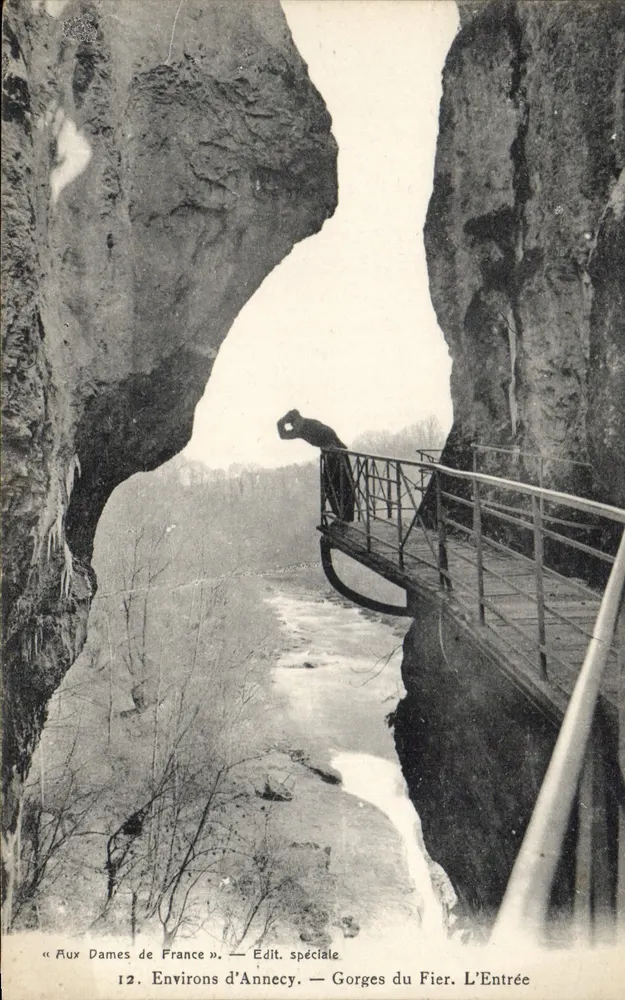 Gorges du Fier — Der Eingang — Umgebung von Annecy — Sonderausgabe Verlag - Vorderseite