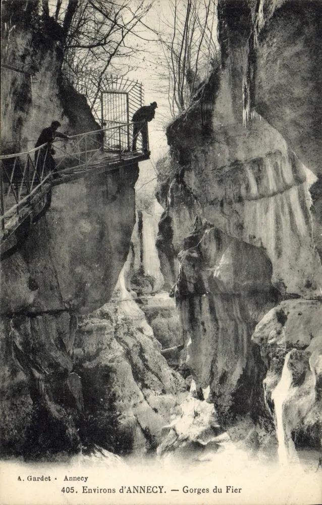 Gorges do Fier — Annecy — A. Gardet, n°405 - Frente