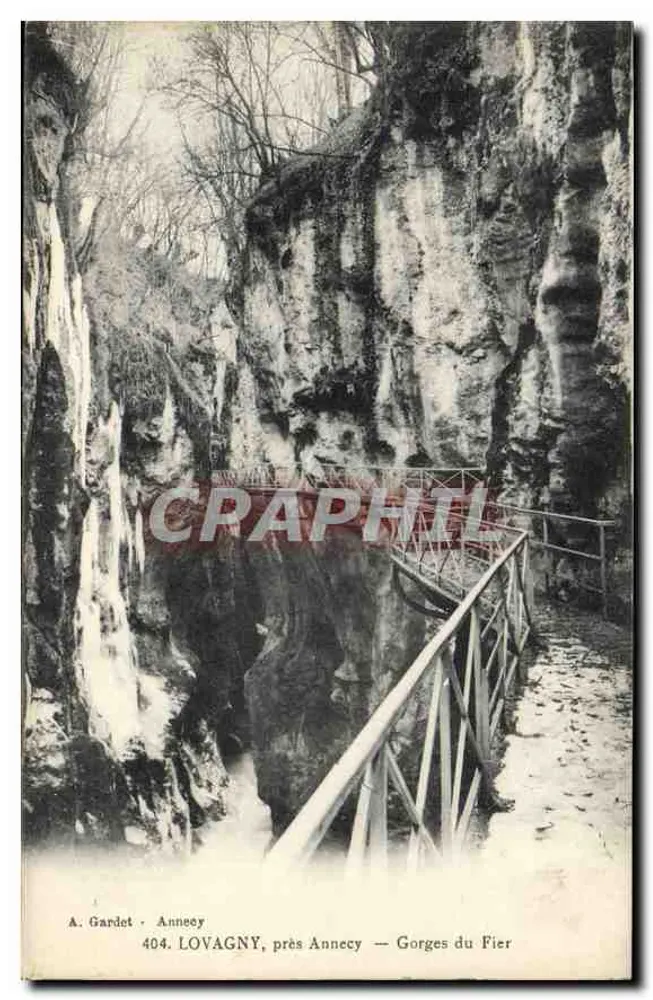 Gorges du Fier — Lovagny, nahe Annecy — A. Gardet - Vorderseite