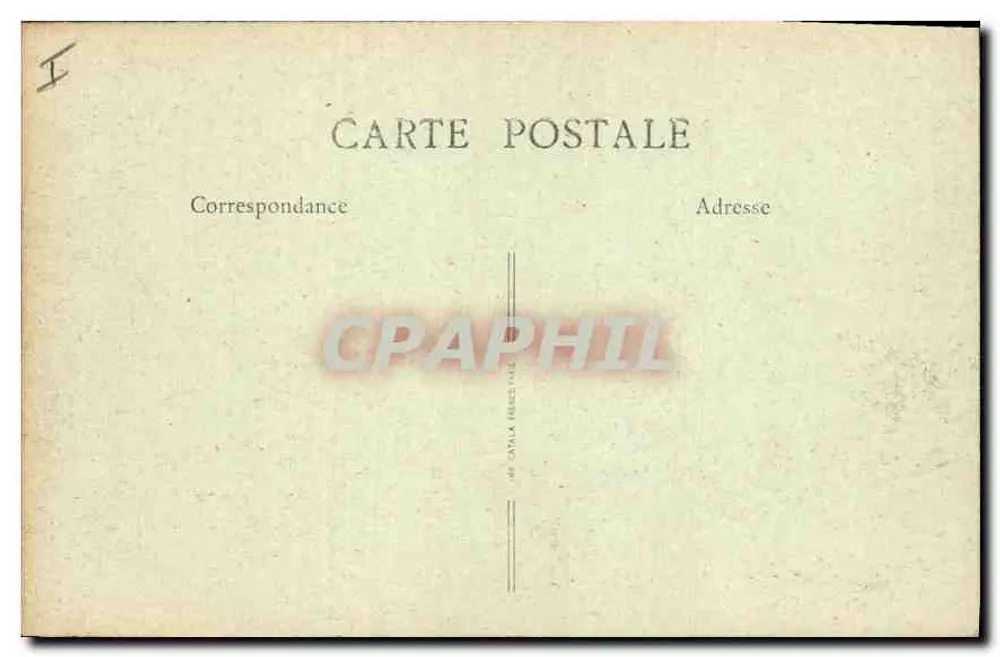 Annecy — A Catedral (século XVI) — B. F., Paris, n° 64 - Verso