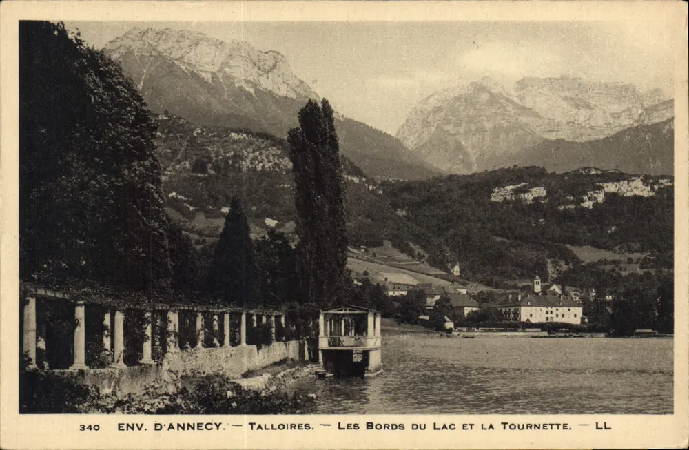 Umgebung von Annecy — Talloires — Die Ufer des Sees und die Tournette — LL - Vorderseite