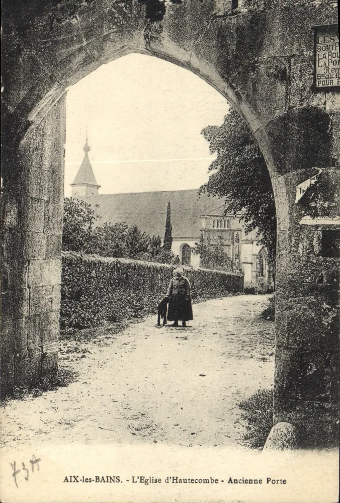 AIX-les-BAINS - Die Kirche von Hautecombe - Alte Pforte - Vorderseite
