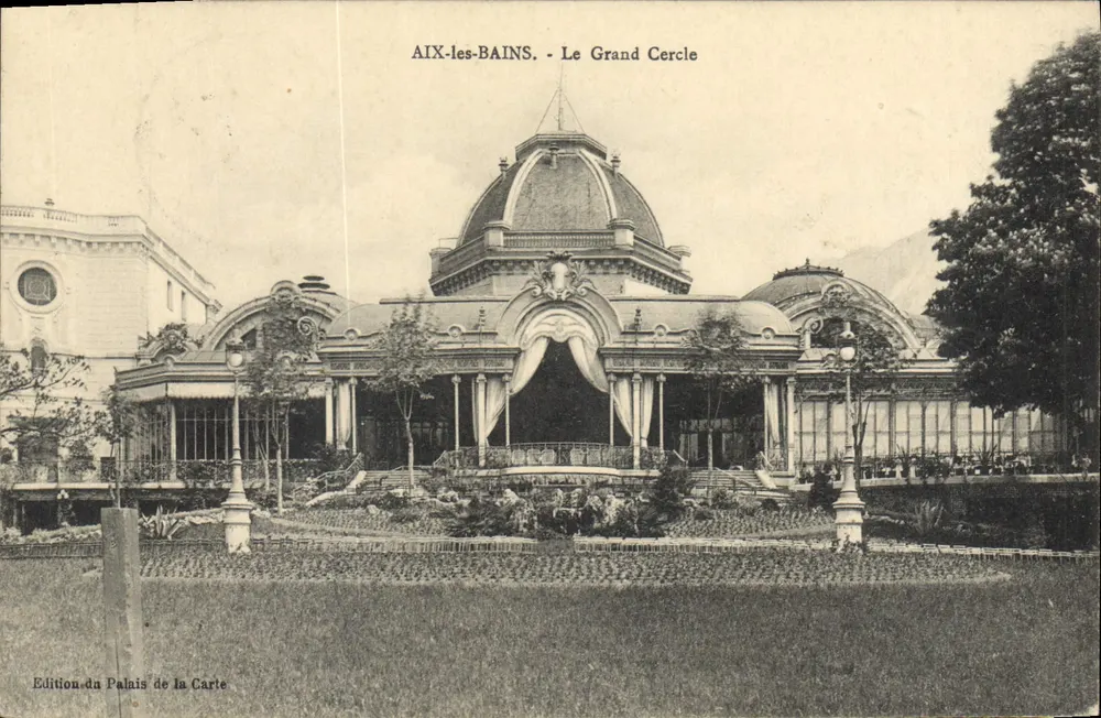 AIX-LES-BAINS - O Grande Círculo — Edição do Palácio da Carta - Frente