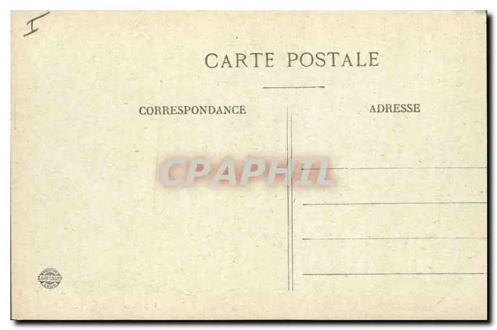 Annecy — Vista geral — AD. PARIOT, FOT., ANNÉCY, n° 126 - Verso