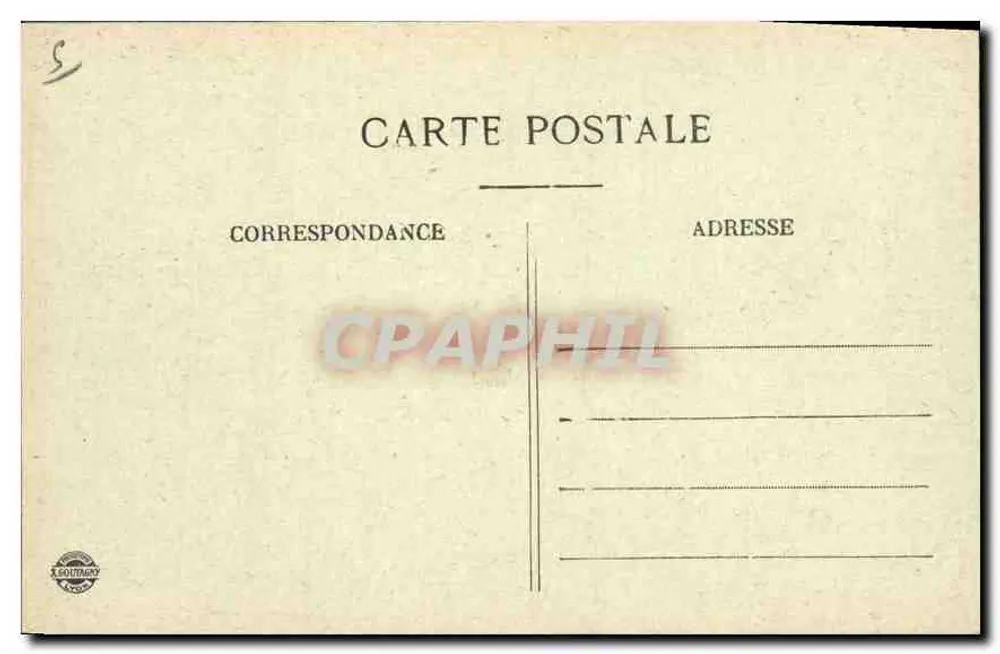 Der See und das Neue Kloster der Visitation — Annecy — AD. FARIOT, PHOT., ANNECY - Rückseite