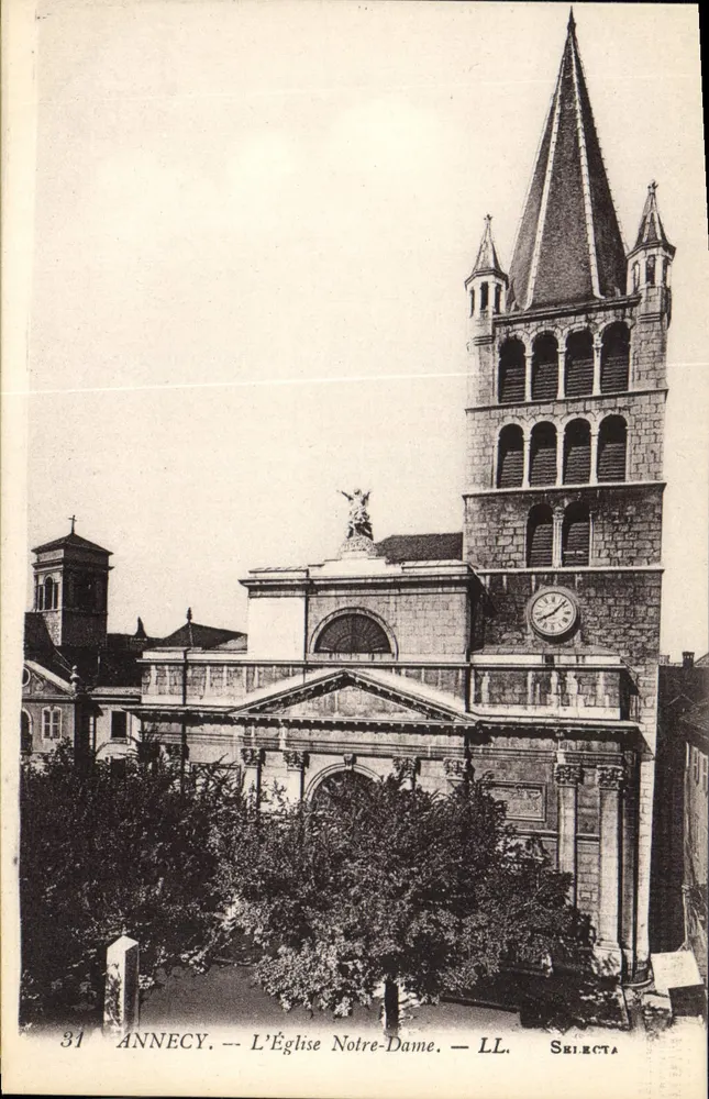 Annecy — A Igreja de Nossa Senhora — LL. Selecta, n°31 - Frente