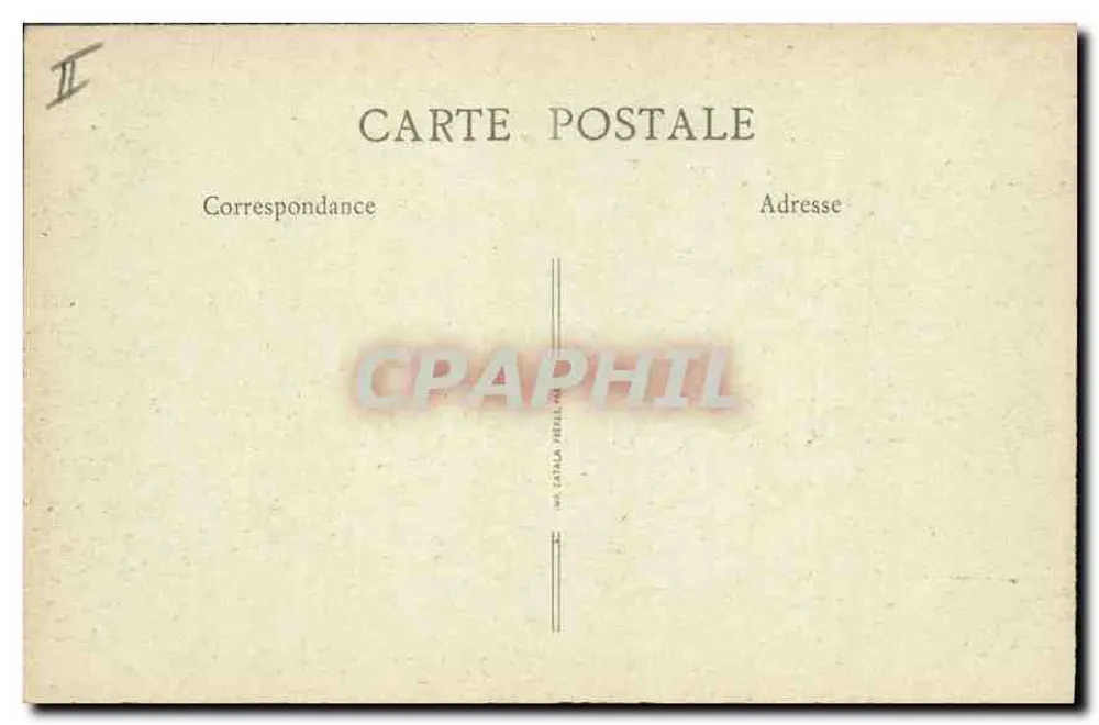 Annecy - Straße Filaterie und die Arcaden — B.F., Paris - Rückseite