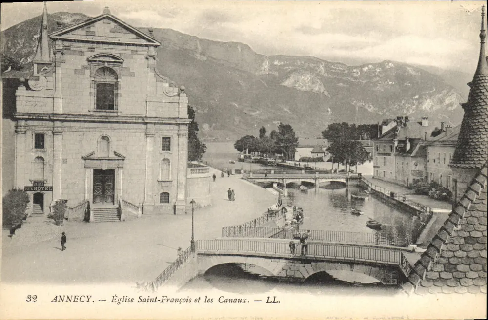 Annecy — Église Saint-François et les Canaux — LL. - Vorderseite