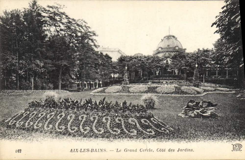 Aix-les-Bains — Le Grand Cercle, Côté des Jardins — ND Fotografie - Vorderseite