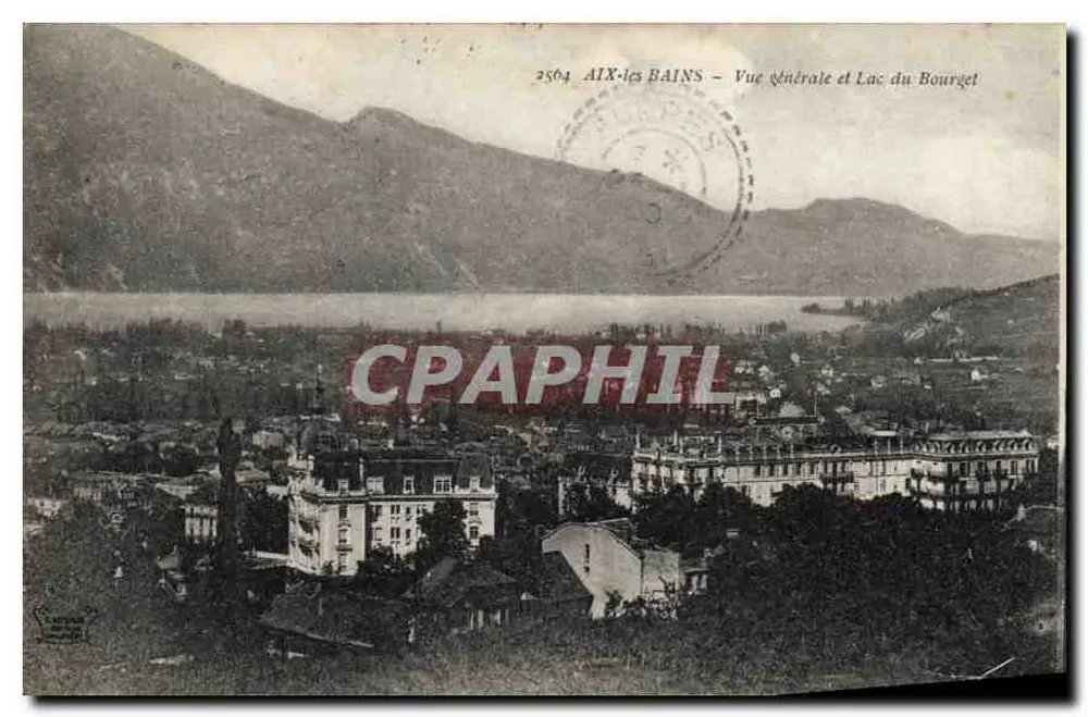 AIX-les-BAINS — Vista geral e Lago do Bourget — n° 2564 - Frente